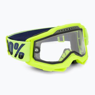 Ochelari de bicicletă  100% Accuri 2 Enduro MTB fluo/yellow/clear