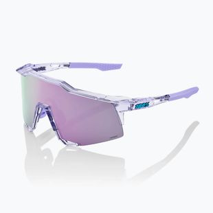 Ochelari de soare 100% Speedcraft polished translucent lavender/hiper lavender mirror