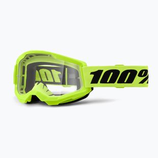 Ochelari de ciclism 100% Strata 2 neon yellow/clear