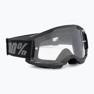 Ochelari de ciclism pentru copii 100% Strata 2 Junior black/clear