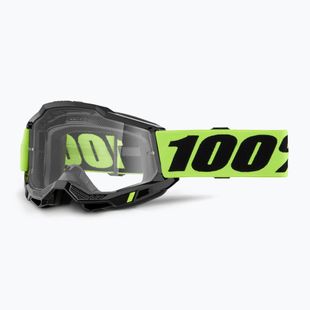 Ochelari de ciclism pentru copii 100% Accuri 2 Junior neon yellow/clear