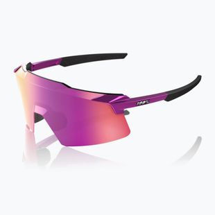 Ochelari de soare 100% Aerocraft gloss purple chrome/purple mirror