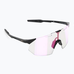 Ochelari de soare 100% Hypercraft SQ gloss black/photochromic purple mirror