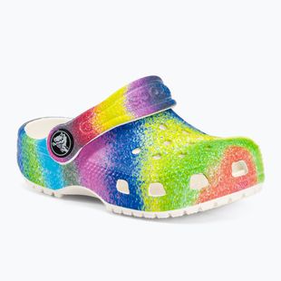 Crocs Classic Spray Dye Clog T alb 208094-94S șlapi pentru copii
