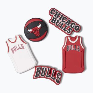 Insigne Crocs Jibbitz™ NBA Chicago Bulls 5 buc.
