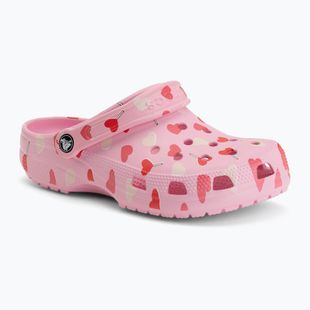 Șlapi Crocs Classic Valentines Day Clog flamingo