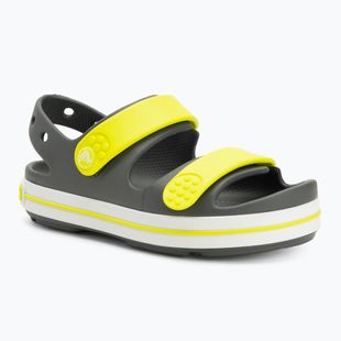 Sandale pentru copii Crocs Crocband Cruiser Kids slate grey/acidity