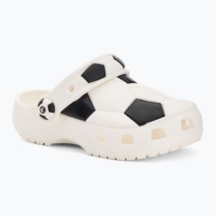 Papuci pentru copii Crocs Classic Soccer Ball Clog Kids Toddler white/black