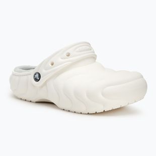Papuci Crocs Classic Lined Overpuff Clog white