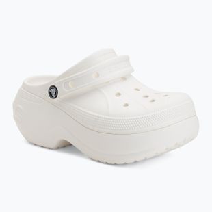 Șlapi pentru femei Crocs Bella white