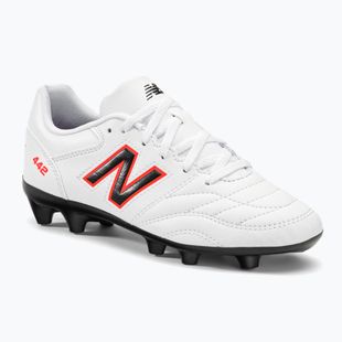New Balance 442 V2 Academy FG ghete de fotbal pentru copii alb JS43FWD2.M.035