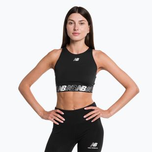 New Balance Relentless Crop negru sutien de fitness NBWB31175ZNC