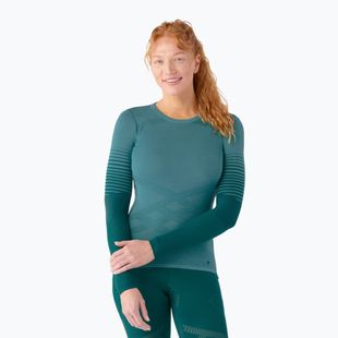 Bluză termică pentru femei Smartwool Intraknit Thermal Merino Baselayer Pattern Crew cascade