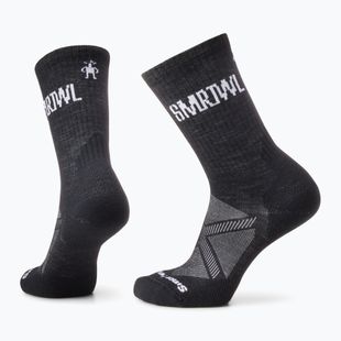 Șosete de trekking Smartwool Athletic SMRTWL Logo Crew black