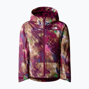 The North Face Freedom Insulated boysenberry vopsea de iluminat cu imprimare mică pentru copii jachetă de schi pentru copii