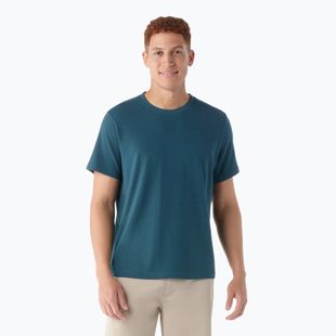 Tricou pentru bărbați Smartwool Perfect Crew Short Sleeve twilight blue