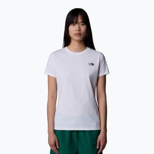 Tricou pentru femei The North Face Simple Dome Slim Tee tnf white