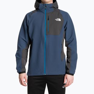 Geacă softshell pentru bărbați The North Face AO Softshell Hoodie shady blue/asphalt grey