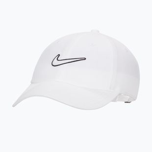 Șapcă Nike Club Unstructured Swoosh white/white