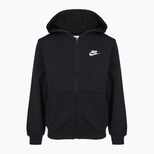 Bluză pentru copii Nike Club Fleece black/white