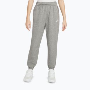 Pantaloni pentru copii Nike Sportswear Club Fleece dark grey heather/base grey/white