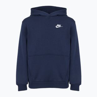 Hanorac pentru copii Nike Sportswear Club Fleece midnight navy/white