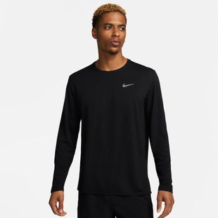Longsleeve de alergare pentru bărbați  Nike Miler Dri-Fit UV black