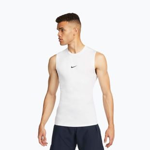 Tricou pentru bărbați Nike Pro Dri-Fit Tight Sleeveless Fitness white/black
