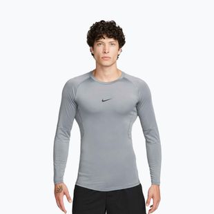 Longsleeve de antrenament pentru bărbați Nike Pro Dri-Fit Tight Fitness smoke grey/black