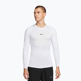 Longsleeve de antrenament pentru bărbați Nike Pro Dri-Fit Tight Fitness white/black