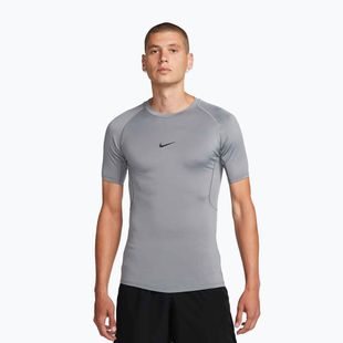 Tricou de antrenament pentru bărbați Nike Pro Dri-Fit Tight Fitness smoke grey/black