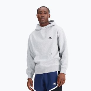 Bluză pentru bărbați New Balance Hoops Fleece Hoodie athletic grey