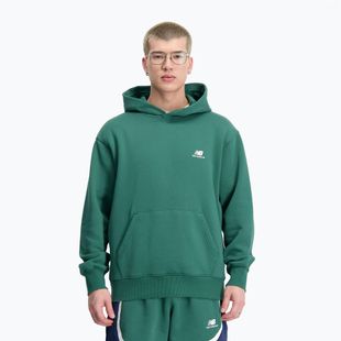 Bluză pentru bărbați New Balance Hoops Fleece Hoodie team forest green