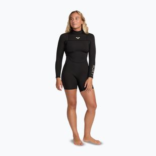 Costum de înot pentru femei ROXY 2/2 mm Prologue+ LS Springsuit Flock black