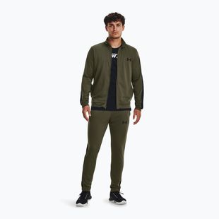 Trening pentru bărbați Under Armour UA Knit Track Suit marine green/black/black