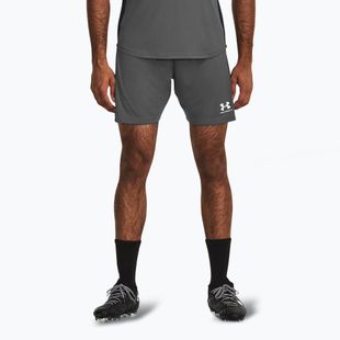 Pantaloni scurți de fotbal pentru bărbați Under Armour Challenger castlerock / white