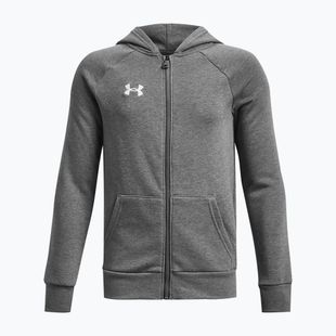 Bluză pentru copii Under Armour Rival Fleece FZ Hoodie grey
