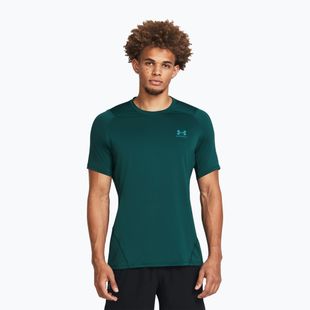 Tricou de antrenament pentru bărbați Under Armour HG Armour FTD Graphic hydro teal/circuit teal