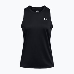 Tricou de antrenament pentru femei Under Armour Tech Tank Solid black/white