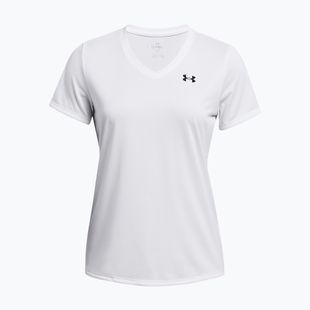 Tricou de antrenament pentru femei Under Armour Tech SSV Solid white/black