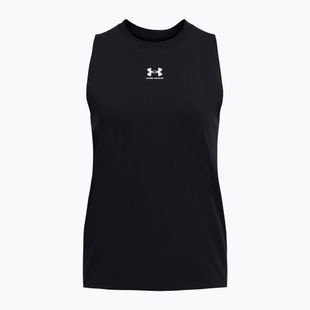 Tank top de antrenament pentru femei Under Armour Rival Muscle Tank black/white