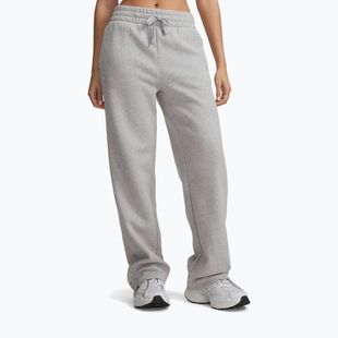 Pantaloni pentru femei Under Armour Rival Fleece Straight Mod gray light heather/white