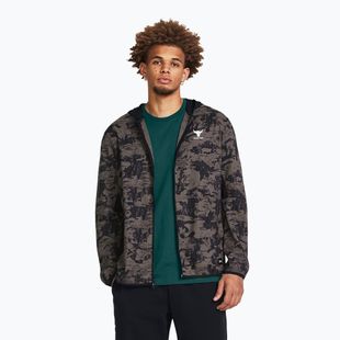 Geacă pentru bărbați Under Armour Project Rock Iso Tide Hybrid brown