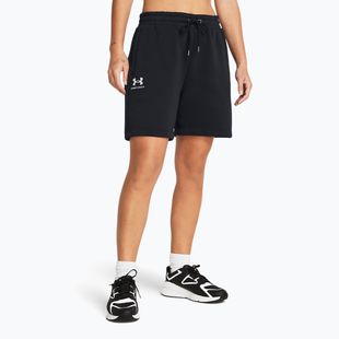Pantaloni scurți pentru femei Under Armour Essl Flc Relax BF black/white