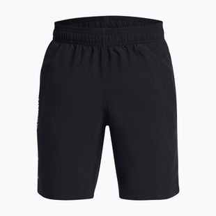 Pantaloni scurți de antrenament pentru copii Under Armour Woven Wordmark black