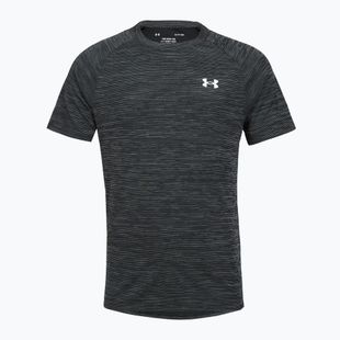 Tricou de antrenament pentru bărbați Under Armour Tech Textured Black/White