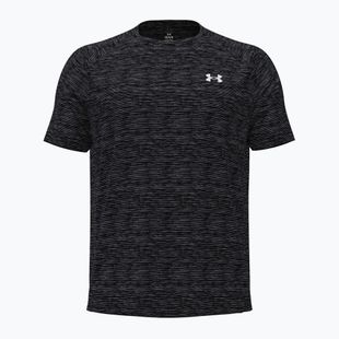Tricou de antrenament pentru bărbați Under Armour Tech Textured Black/White