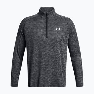 Bluză pentru bărbați Under Armour Tech Textured 1/2 Zip LS black/white