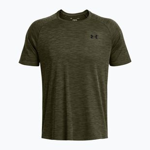 Tricou de antrenament bărbați Under Armour Tech Textured marine od green/black