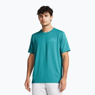 Tricou de antrenament pentru bărbați Under Armour Rush Energy circuit teal/circuit teal